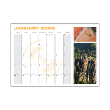 Robinson Helicopter 2026 Wall Calendar