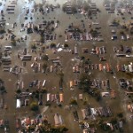 New Orleans Hurricane Flood Aerial View
