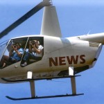 Pool Photographers in Newscopter Over New Orleans