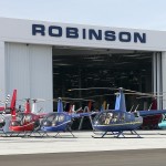 Helicopters Lined Up Outside Detail Department