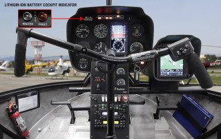 TB17 Lithium-ion battery cockpit indicator