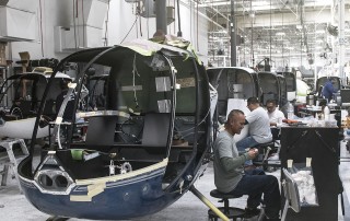 R44 final assembly line