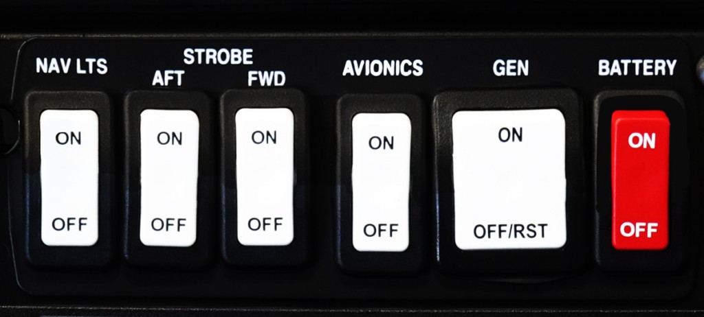 avionics master switch control panel