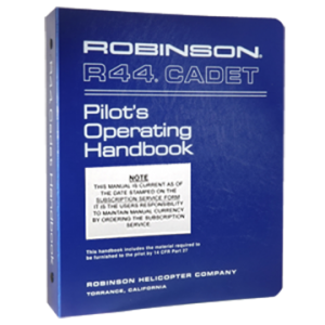 r44 cadet pilot's operating handbook photo