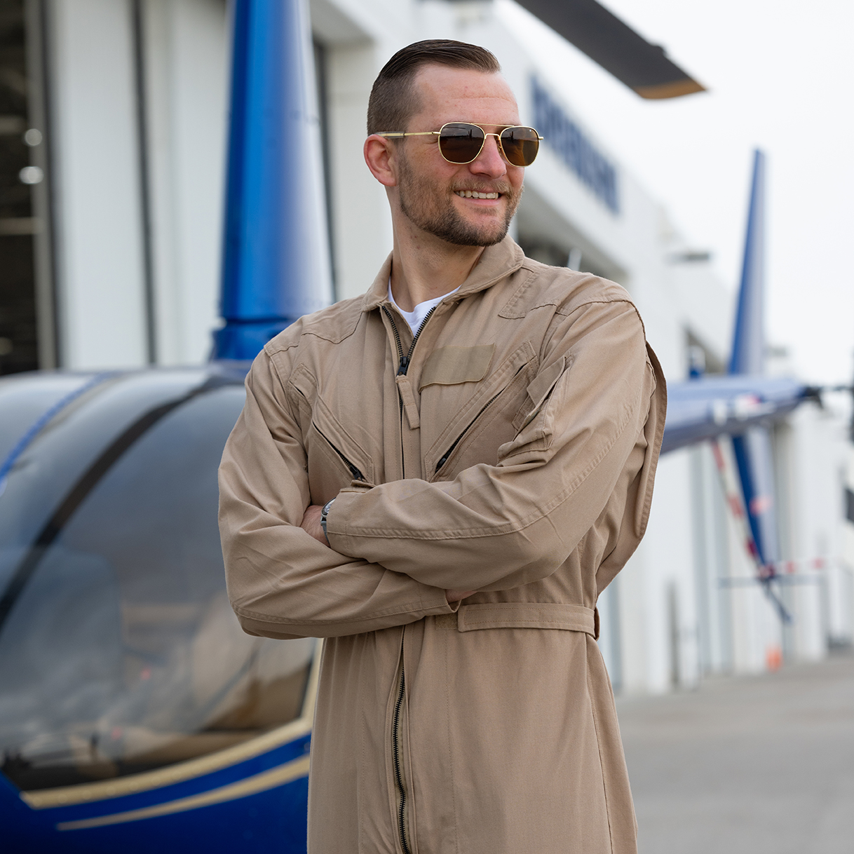 Flight Suit, Nomex III, Tan - Robinson Helicopter Company